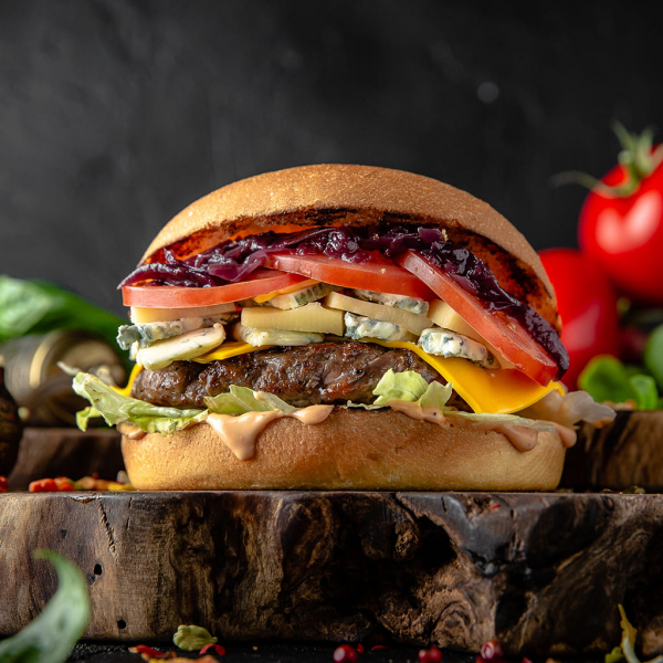4 CHEESE BURGER