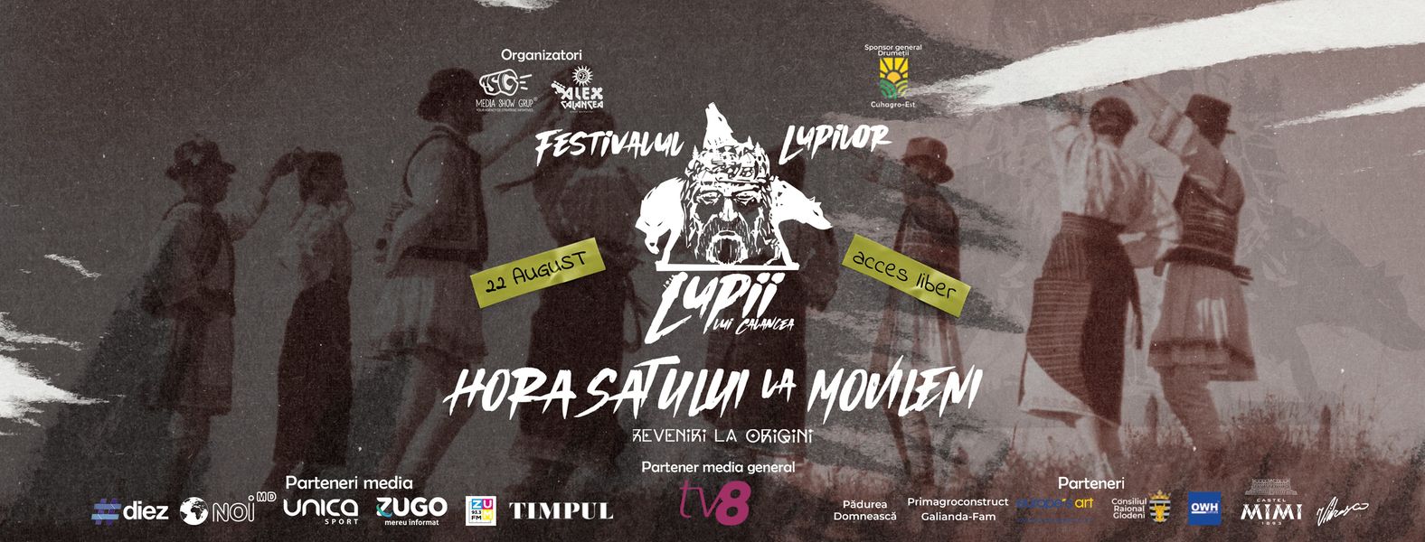Hora satului la Movileni
